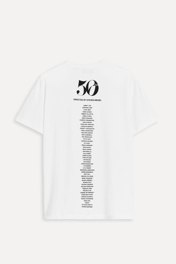 STEVEN MEISEL FOTOĞRAFLI T-SHIRT 50TH ANNIVERSARY - از برند زارا