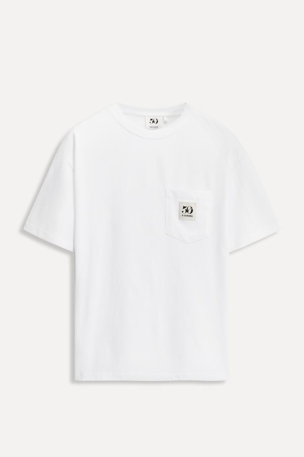 50. YIL DÖNÜÜ YAMALI CEPLİ T-SHIRT - از برند زارا