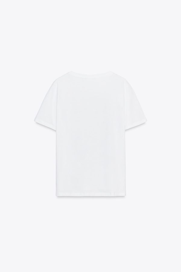 METALİK BASKILI T-SHIRT - از برند زارا
