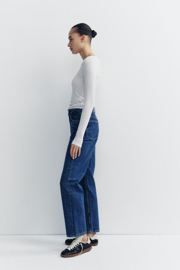 TRF YÜKSEK BEL MOM FIT JEAN - از برند زارا