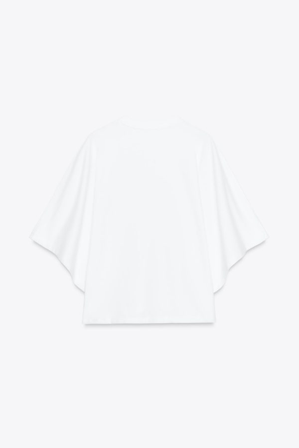 PELERİN KOLLU T-SHIRT - از برند زارا