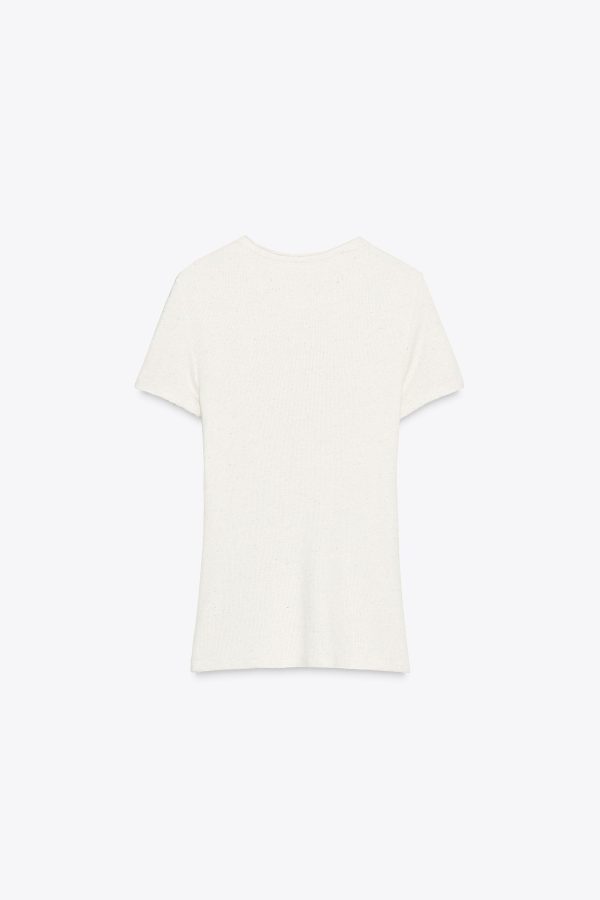 FİTİLLİ SLOGANLI T-SHIRT - از برند زارا