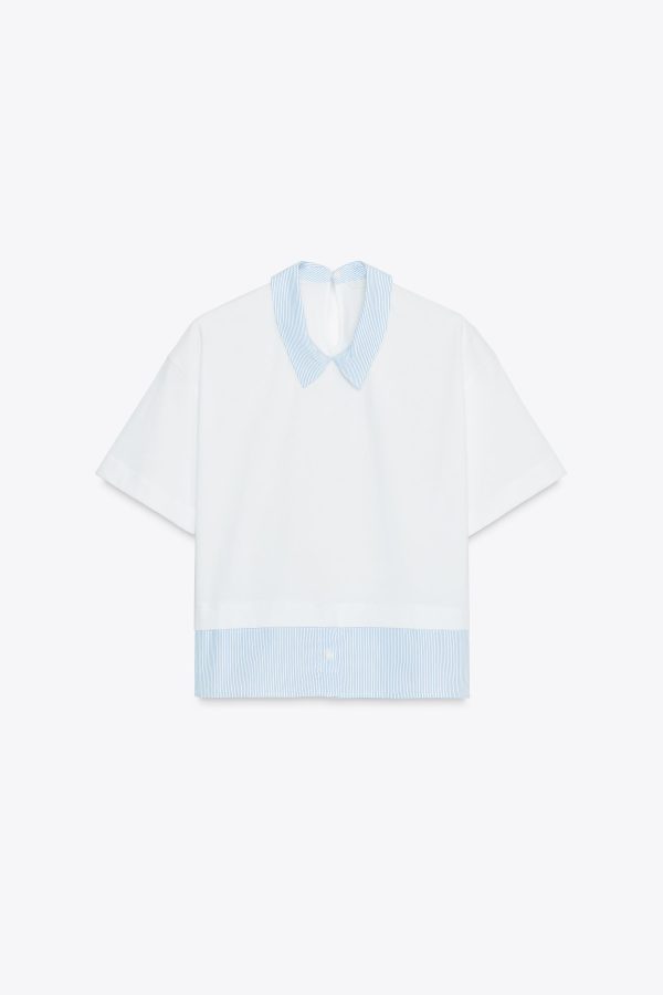 KOMBİNE ÇİZGİİ T-SHIRT - از برند زارا