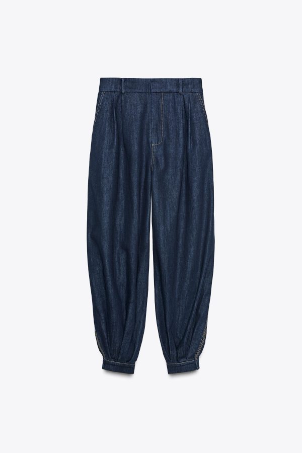 ZW COLLECTION DENİ ŞALVAR PANTOLON - از برند زارا