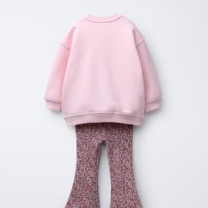 ست سویشرت و شلوار لگینگ گرم از برند زارا (بچه گانه)