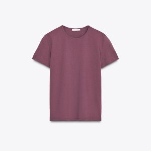 تی‌شرت پنبه‌ای یقه گرد آستین کوتاه از برند زارا (زنانه)