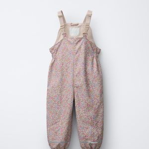 سالاپت گلدار با یقه صاف و کشی از برند زارا (بچه گانه)