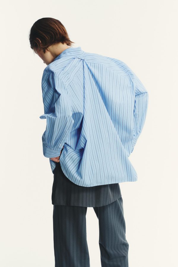 ÇİZGİİ OVERSIZE POPLİN GÖMLEK - از برند زارا