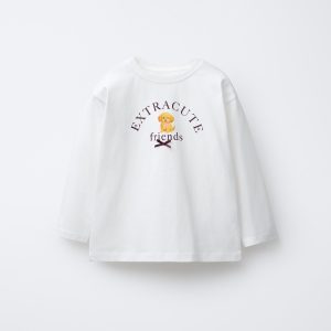 تی‌شرت آستین بلند با طرح حیوانی از برند زارا