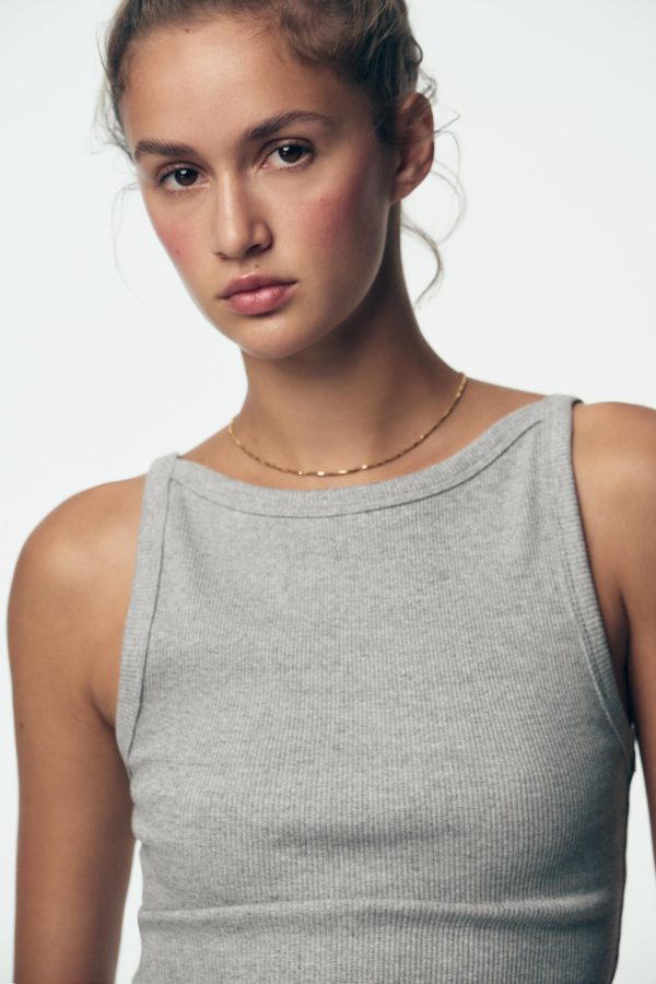 HALTER YAKA FİTİLLİ TOP - از برند زارا