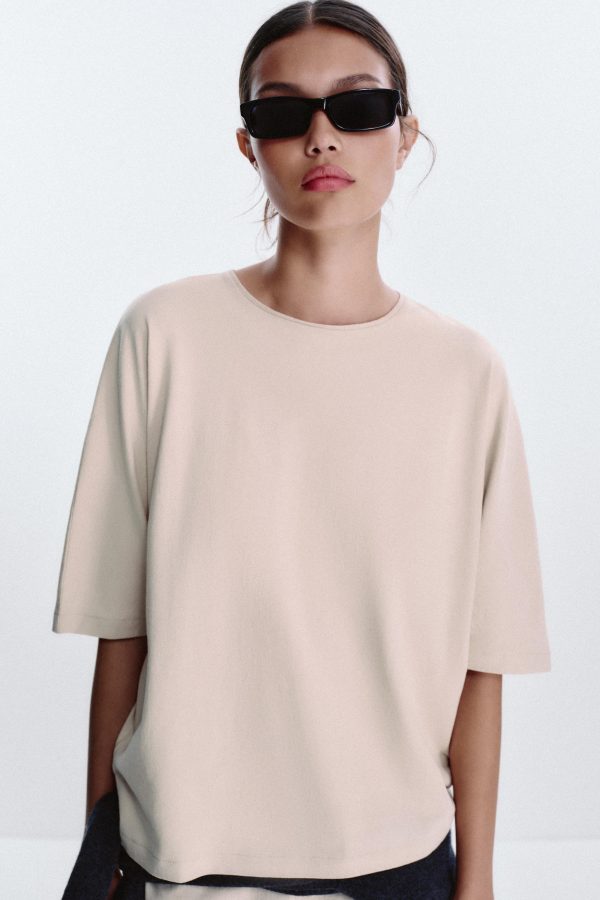 RUSTİK OVERSIZE T-SHIRT - از برند زارا