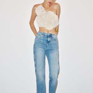 ÇİÇEK DETAYLI CROP TOP - از برند زارا