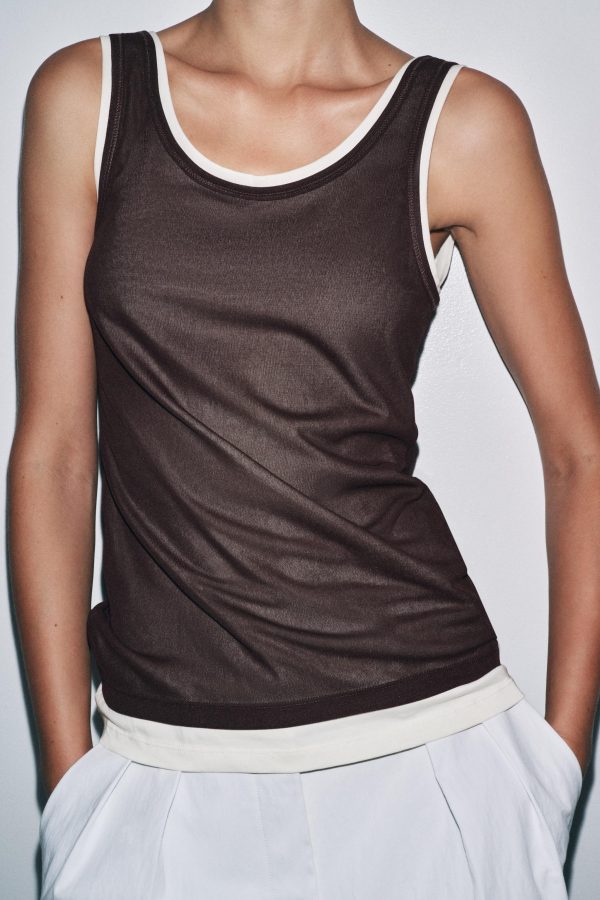 ÇİFT ASKILI T-SHIRT - از برند زارا