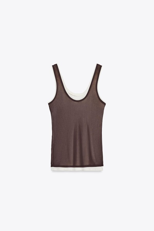 ÇİFT ASKILI T-SHIRT - از برند زارا