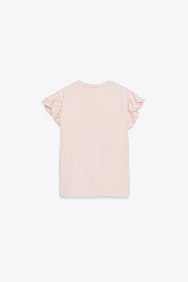 KABARTMALI GÜLLÜ T-SHIRT - از برند زارا