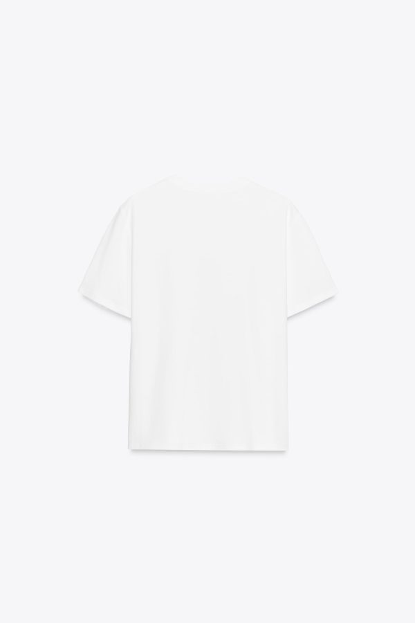 VOLÜMLÜ ÇİÇEK DESENLİ T-SHIRT - از برند زارا