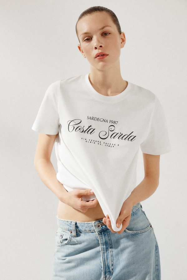 YAZILI T-SHIRT - از برند زارا