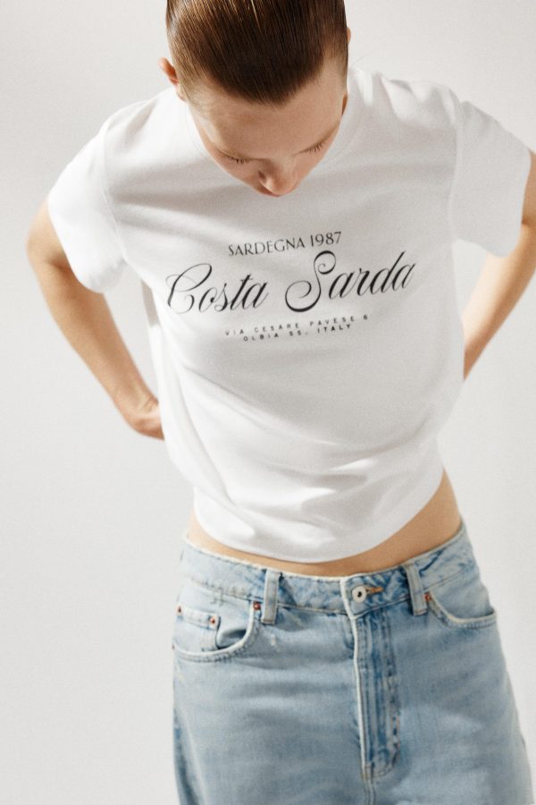 YAZILI T-SHIRT - از برند زارا