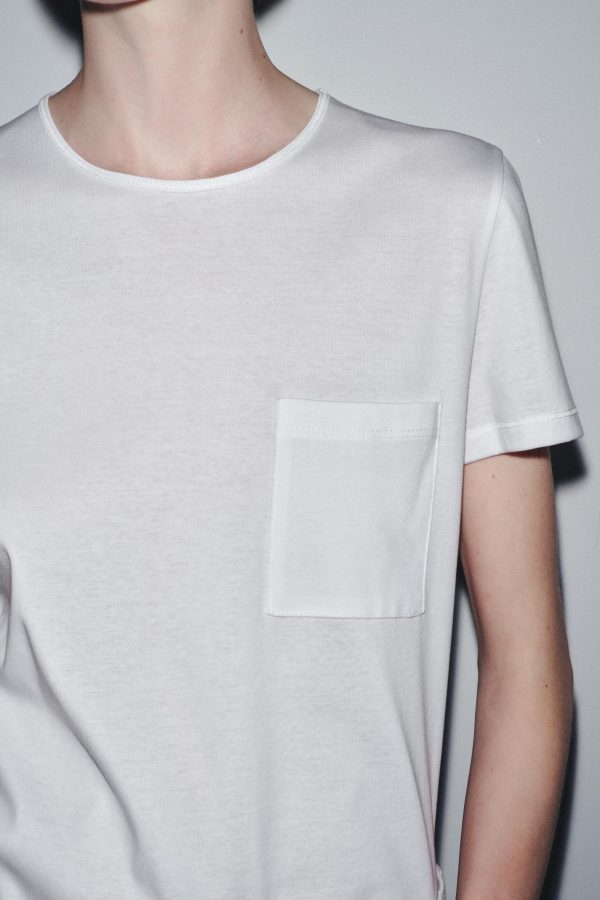 MERSERİZE PAMUKLU T-SHIRT - از برند زارا