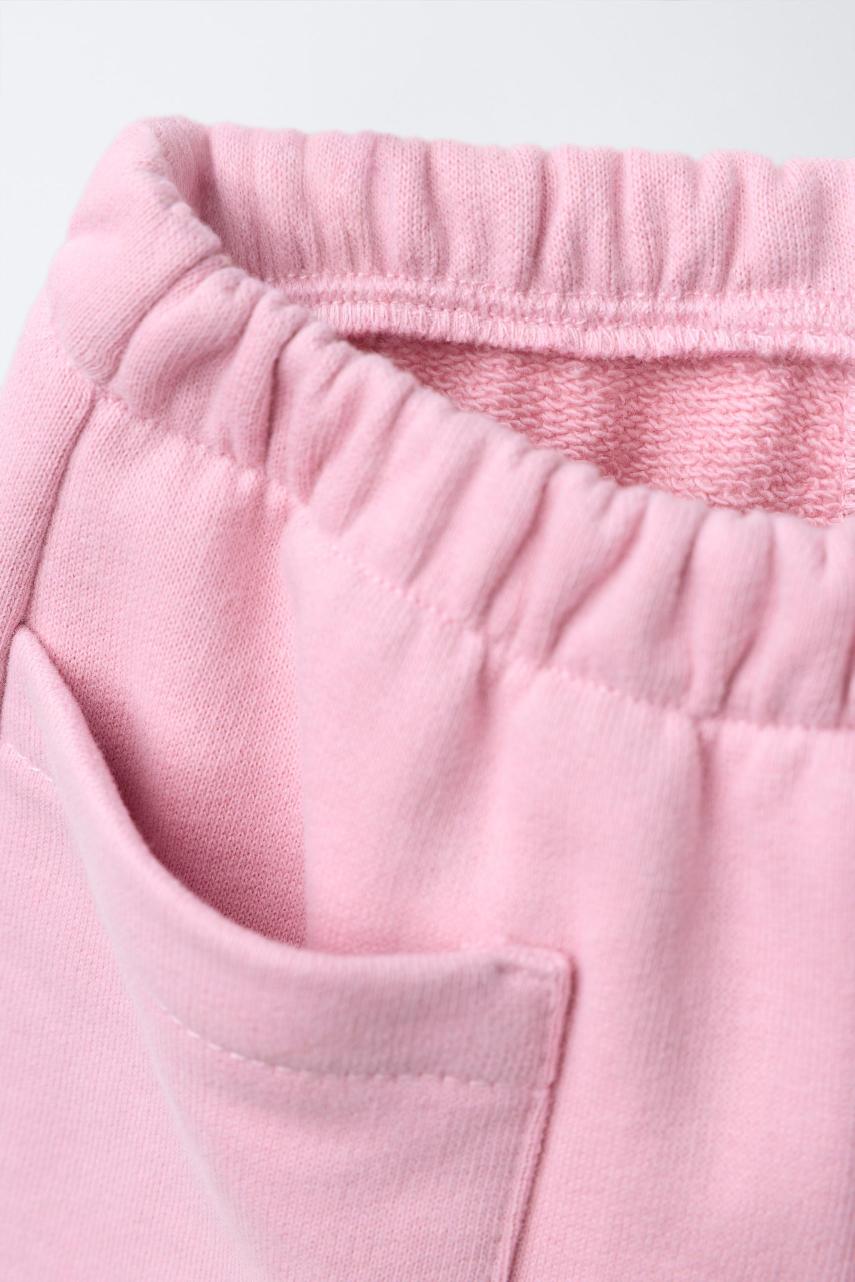 شلوار کتان گشاد با کمر الاستیک از برند زارا (بچه گانه)