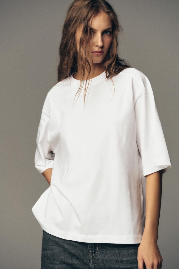 ETİKETLİ BOXY FIT T-SHIRT - از برند زارا