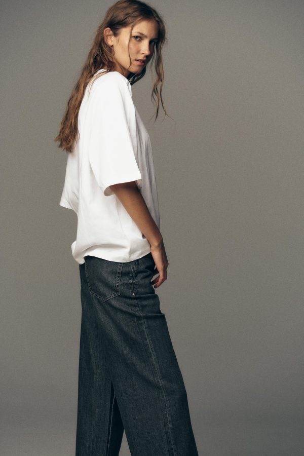 ETİKETLİ BOXY FIT T-SHIRT - از برند زارا