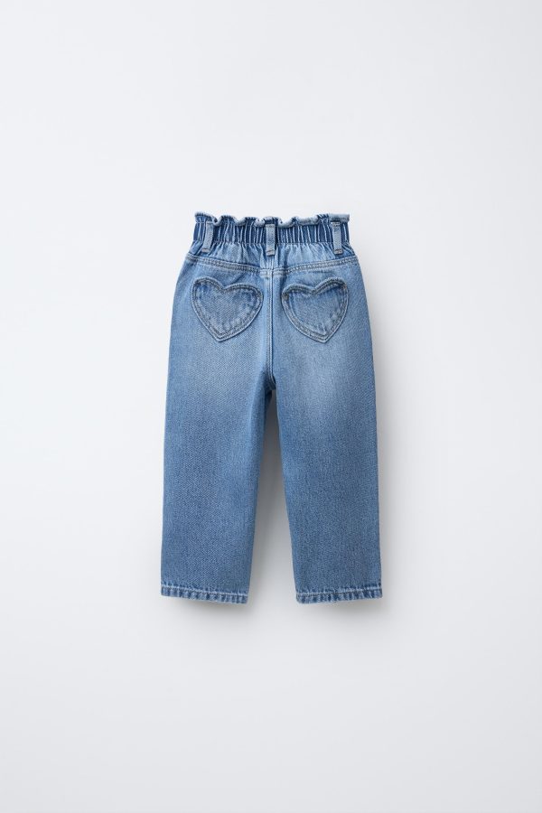 KALP CEPLİ PAPERBAG JEAN - از برند زارا