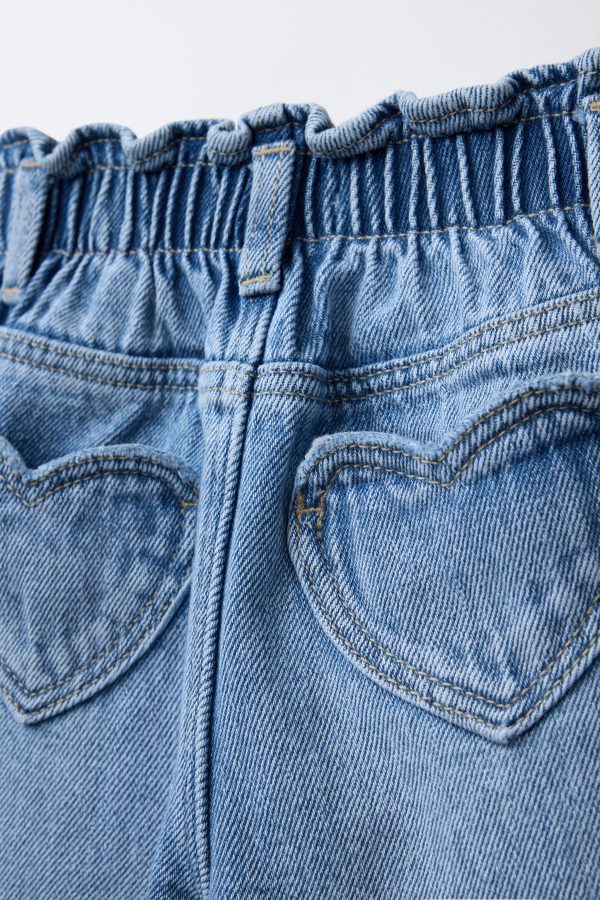 KALP CEPLİ PAPERBAG JEAN - از برند زارا