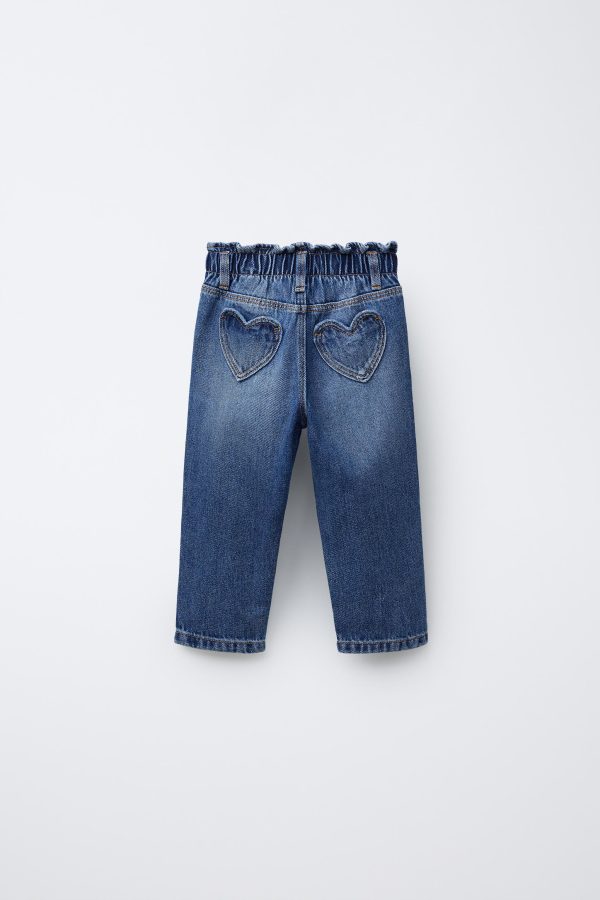 KALP CEPLİ PAPERBAG JEAN - از برند زارا