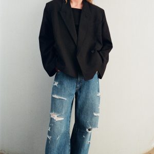 KRUVAZE CROP BLAZER - از برند زارا