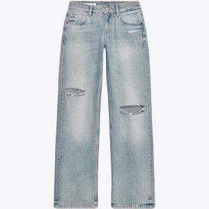 شلوار جین عریض با کمر پایین از برند زارا (زنانه)