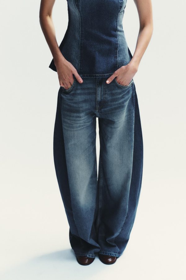YÜKSEK BEL OVERSIZE BALLOON TRF JEAN - از برند زارا
