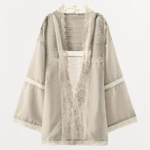 رودوشامبر بلند با طراحی خاص و زیبا از برند زارا (زنانه)