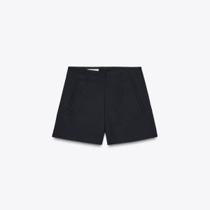 شلوارک برمودایی کمر بلند با جیب از برند زارا (زنانه)