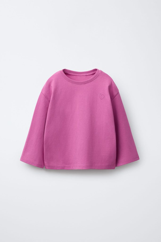 BASIC KALPLİ İŞLEMELİ T-SHIRT - از برند زارا