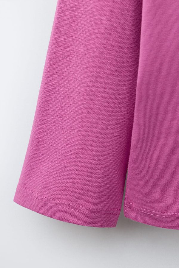 BASIC KALPLİ İŞLEMELİ T-SHIRT - از برند زارا