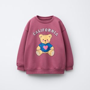 KABARTMA BASKILI SWEATSHIRT - از برند زارا
