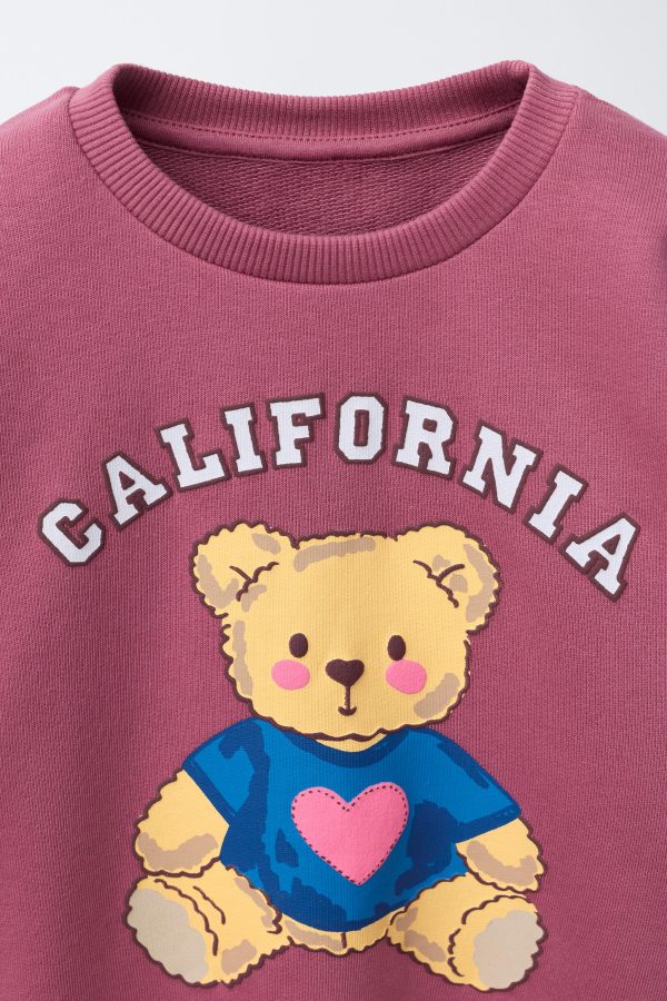 KABARTMA BASKILI SWEATSHIRT - از برند زارا
