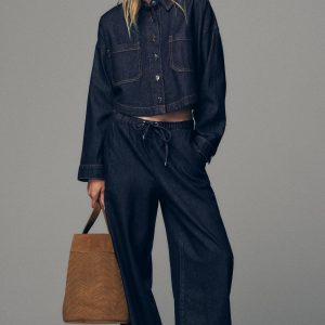 Z1975 KISA DENİ GÖMLEK - از برند زارا