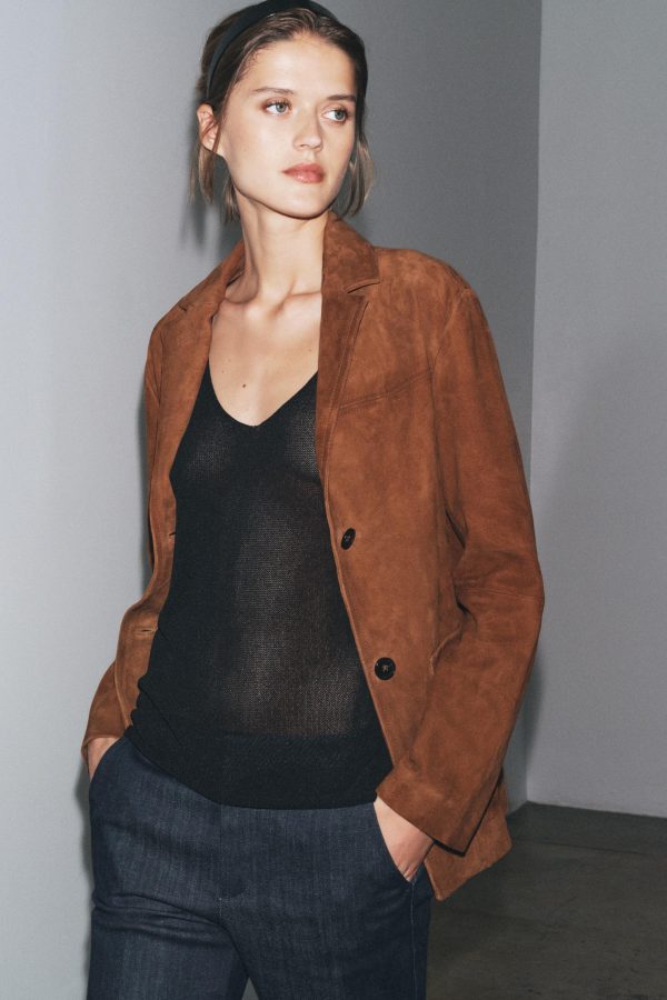 OVERSIZE %100 ÜET BLAZER ZW COLLECTION LIMITED EDITION - از برند زارا