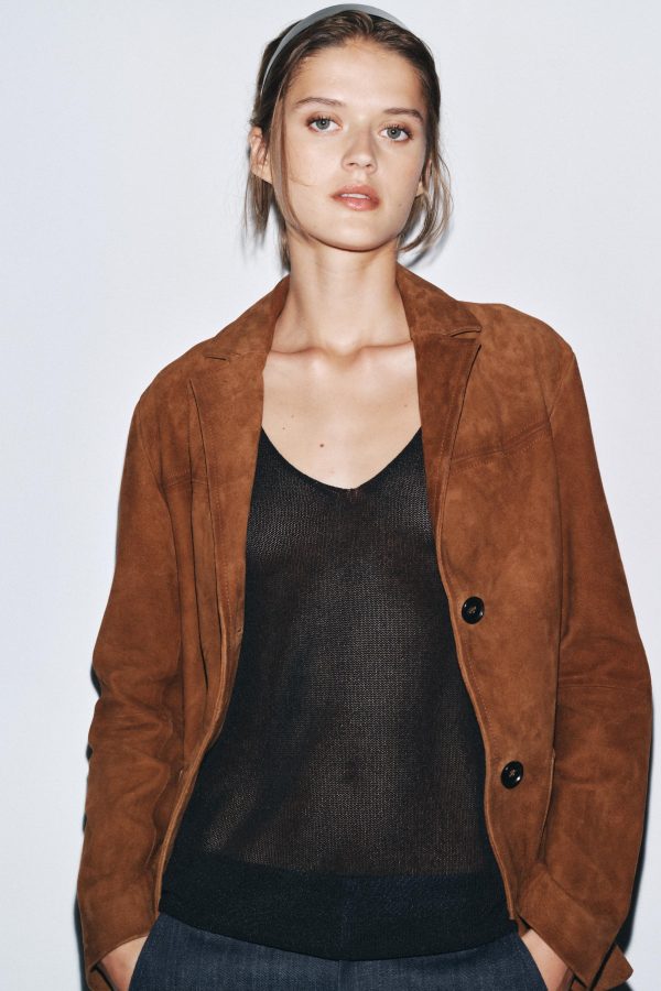 OVERSIZE %100 ÜET BLAZER ZW COLLECTION LIMITED EDITION - از برند زارا