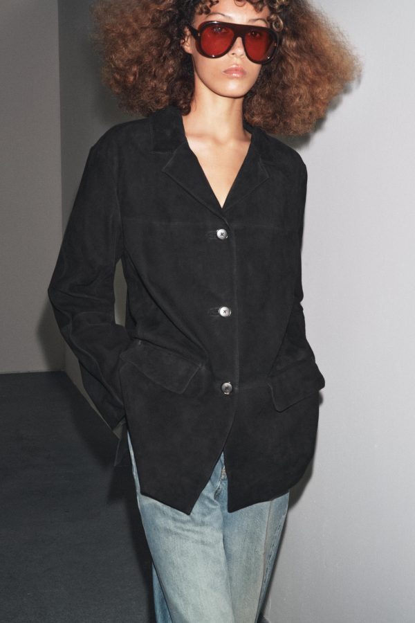 BLAZER OVERSIZE ÜET %100 ZW COLLECTION LIMITED EDITION - از برند زارا
