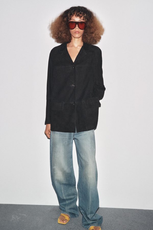 BLAZER OVERSIZE ÜET %100 ZW COLLECTION LIMITED EDITION - از برند زارا