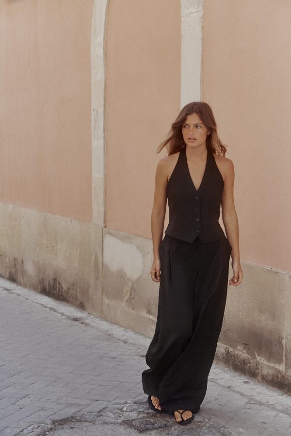 HALTER BAĞCIKLI CROP YELEK - از برند زارا