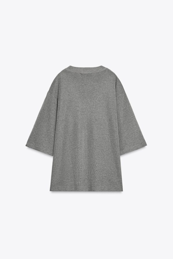 OVERSIZE DÜZ TRİKO TOP - از برند زارا