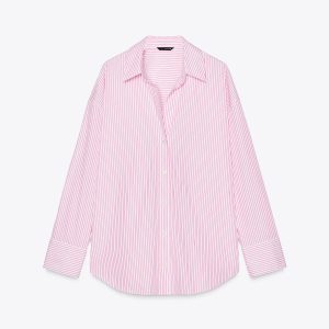 پیراهن کلاسیک یقه V آستین بلند از برند زارا (زنانه)