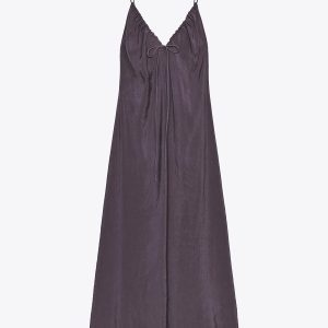 پیراهن میدی دکمه‌دار یقه V از برند زارا (زنانه)