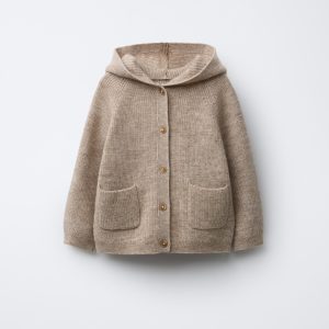 کتانی پشمی با کلاه و جیب جلو از برند زارا (بچه گانه)