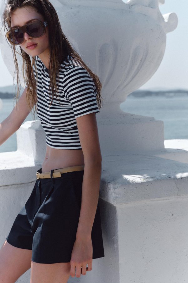 STREÇ CROP T-SHIRT - از برند زارا