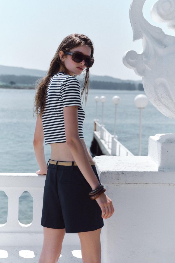 STREÇ CROP T-SHIRT - از برند زارا